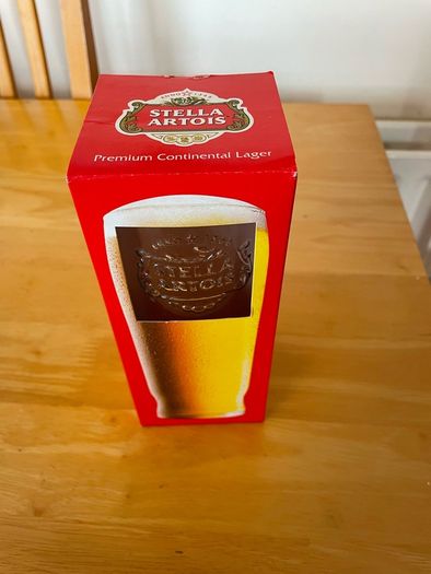 Stella Artois pint glasses