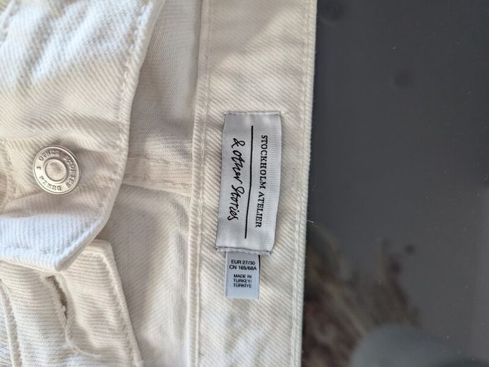 &other stories white jeans