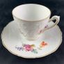 Rare Antique Hermann Ohme Royal Saxe Demitasse Cup & Sauce Image 2