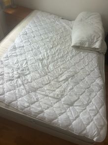 double bed with drawers and mattress included