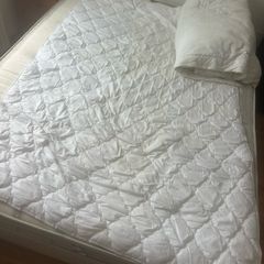 double bed with drawers and mattress included