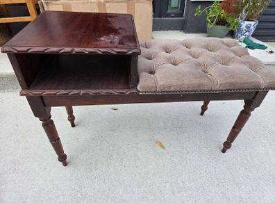 Vintage telephone table