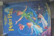 Peter Pan Vintage Poster 1993  Disney Classics Promotional Video Release 24inch x 33inch