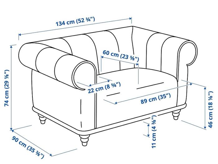 Ikea Viskafors 1,5 seater armchair