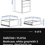 Bookcase with 3 drawers Image 5
