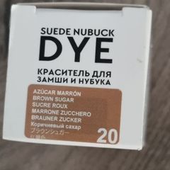 Suede nubuck dye color beige light brown