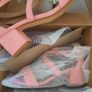 Pink Blush Suede Effect Sandals Image 3