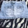 denim mini skirt Image 2