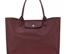 LONGCHAMP  Longchamp Le Pliage City Tote Bag L Plum