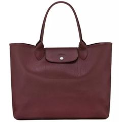 LONGCHAMP  Longchamp Le Pliage City Tote Bag L Plum