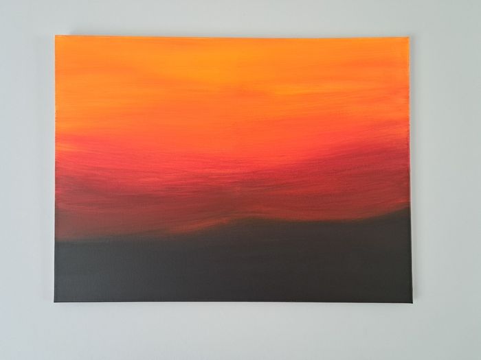 Acrylic Painting - Orange