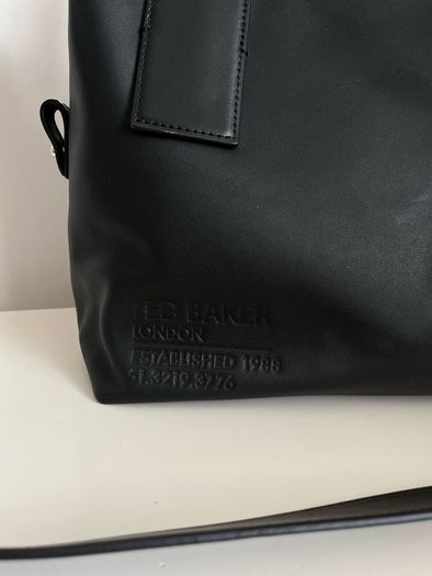 Ted Baker Black Leather Tote Bag