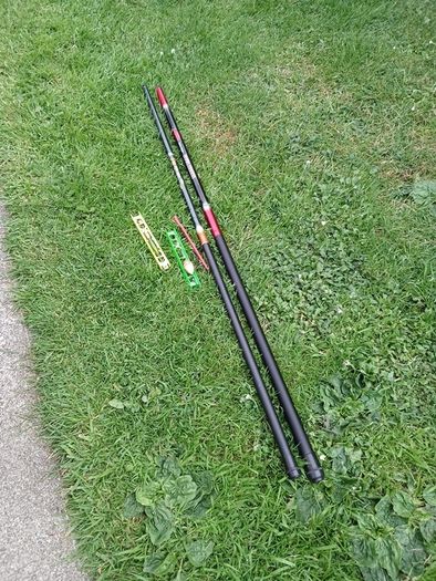 fishing telescopic whips x2