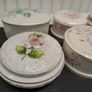 6 floral motif trinket boxes Image 9
