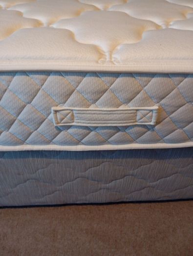 Small double bed base and mattress