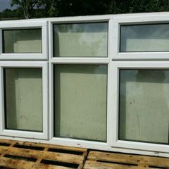 white pvc window