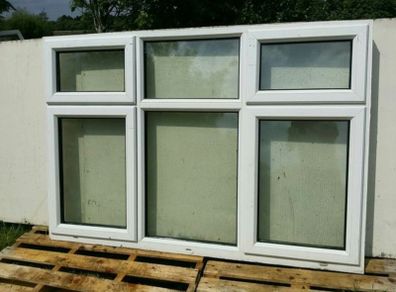 white pvc window