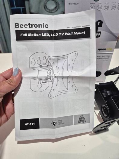 Beetronic Full-Motion TV Wall Mount 13"-27" Swivel & Tilt