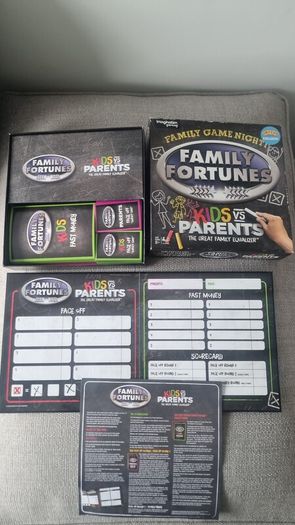 Family Fortunes Kids vs Parents Board Game