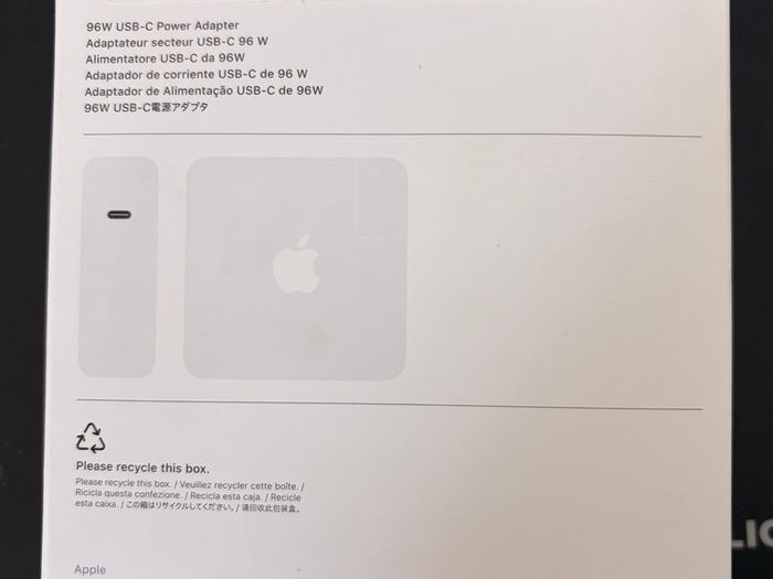 Apple USB-C 96W Power Adaptor - PSU - Genuine