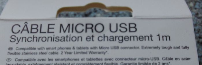 Micro USB Cables (2)