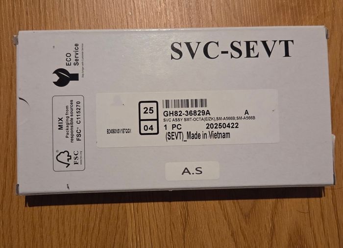 Samsung  Display and digitizer with Frame in Dark Graphite for the Samsung Galaxy A56