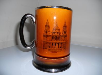 Antique"Royal Bradwell / Arthur Wood"CeramicTankard (5"tal)