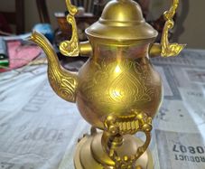 Beautiful Brass Spirit Kettle on Original Stand and Burner Postage Available, Whether you're using it for its intended purpose or simply displaying it as a decorative item, this piece is a must-have