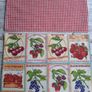 Handmade Placemats." Summer fruits, Farmers Market, Mediterranean Herbs" Image 5