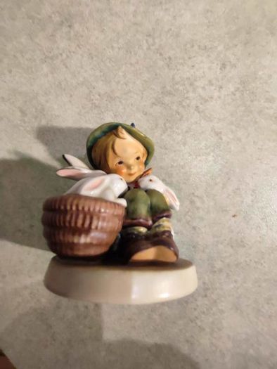 Rare find  Hummel  Stamped Western Germany, "Playmates", Goebel figurine Vintage, 4 inches high, Vintage antique collectible