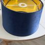 2 storage box's & velvet lampshade Image 6