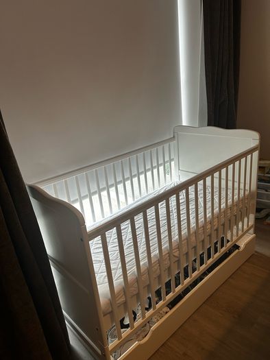 3-in-1 Convertible Cot Bed with Storage