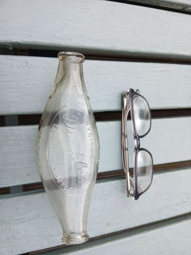 Vintage baby bottle feeder
