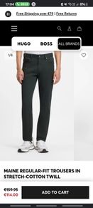 hugo boss trousers