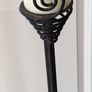 Vintage wrought iron floor standing candle holders Image 4
