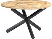 Dining Table Round 120x76 cm Solid Mango Wood