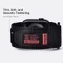Nereides Compatible with Apple Watch Straps Series 11 10 9 8 7 6 5 4 SE 3/2/1 Ultra 3/2/1, Nylon Sport Replacement Band for iWatch Strap 46mm 45mm 44mm 49mm (L, Black) Image 6