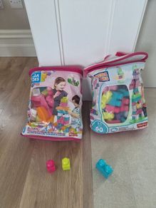 2 bags of Mega Bloks