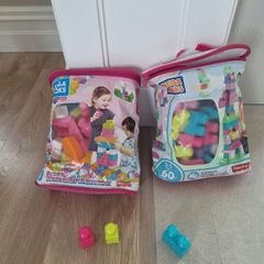 2 bags of Mega Bloks