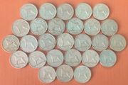 Full set of irish sixpences