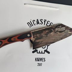 Bunka Cleaver Knife Personalized By Di'Casteel