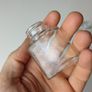 369 - Set of 3 Vintage Collectible Decorative Clear Glass Small Helena Ribinstein Cosmetics Bottles Image 2