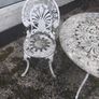 vintage patio table and 2 chairs Image 2