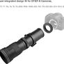 420-800mm F/ 8.3 Manual Telephoto Zoom Lens For Canon Eos Rebel Sl2 Sl1 T3 T3i T4i T5 T5i T6 T6i T6s T7 T7i 4000d 6d 7d 60d 70d 77d 80d 5d Ii/iii/iv 550d 650d Image 4