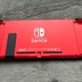 Switch Console, Mario Red Joy-Con W/Case, Grip & Straps, Boxed Image 3