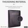 1pc Zipper Faux Leather Case 360 Large Capacity Coin Collection Book Size Grid Mixed Coin Stamp Collection Book Badge Sticker High-end Protective Cover Hot Stamping Storage Book Image 7