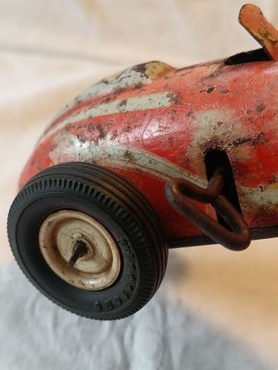 1940's Wind Up tinplate Car(Working)