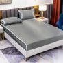 Brand New Fitted Sheet 200x200cm Satin Bonnet 30 cm Image 3