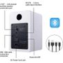 Active Bluetooth 5.0 Bookshelf Speakers 60W Carbon Fiber Speaker Unit Built-in 24bit DAC Dynamic 3D Surround Sound 2.0 Computer PC Monitor Gaming Speakers (FREE POSTAGE) Image 6