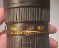 Nikon AF-S 24-70 1:2.8G ED camera lens